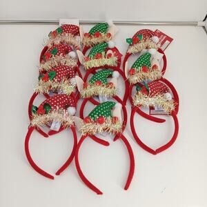 11X Headband Christmas Novelty One Size Holiday Style New Lot